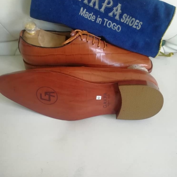 Men\'s Brown Leather Dress Shoes main image 5